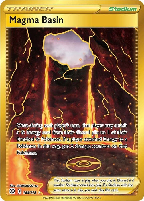 Magma Basin Secret (#185/172) (SWSH09: Brilliant Stars)