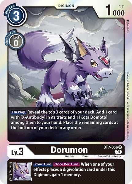Image for Dorumon (BT7-056 R) - Digimon Card Game