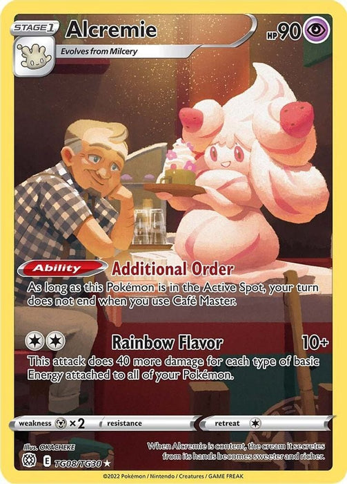 Alcremie (#TG08/TG30) (SWSH09: Brilliant Stars Trainer Gallery)