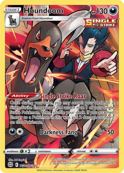 Houndoom (#TG10/TG30) (SWSH09: Brilliant Stars Trainer Gallery)