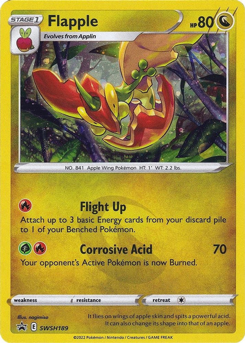 Flapple - SWSH189 (#SWSH189) (SWSH: Sword & Shield Promo Cards)