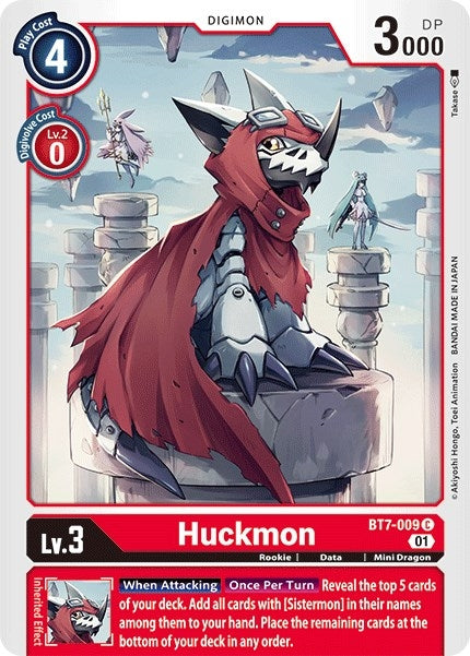 Image for Huckmon (BT7-009 C) - Digimon Card Game