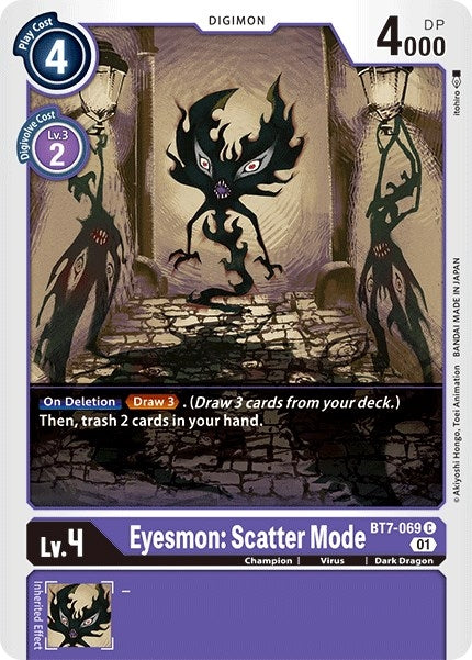 Image for Eyesmon: Scatter Mode (BT7-069 C) - Digimon Card Game