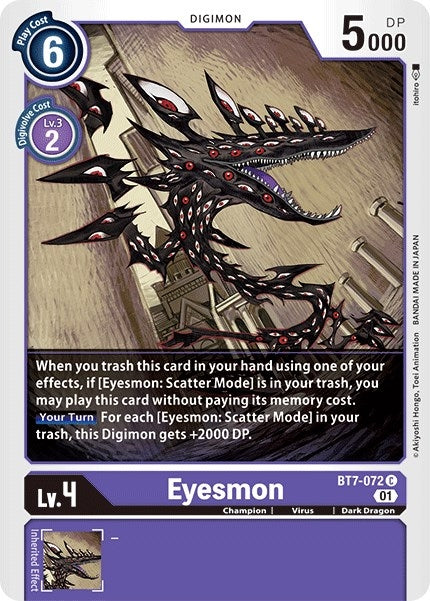 Image for Eyesmon (BT7-072 C) - Digimon Card Game