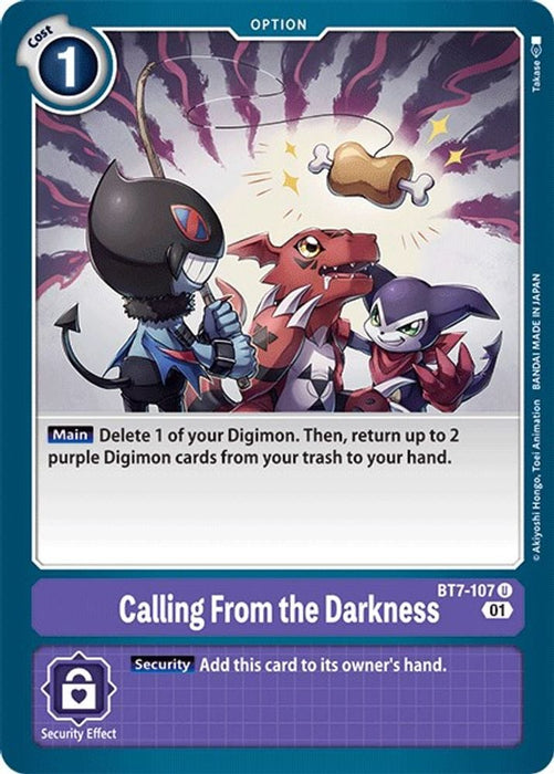 Calling From the Darkness (#BT7-107 U) (Next Adventure) Near Mint