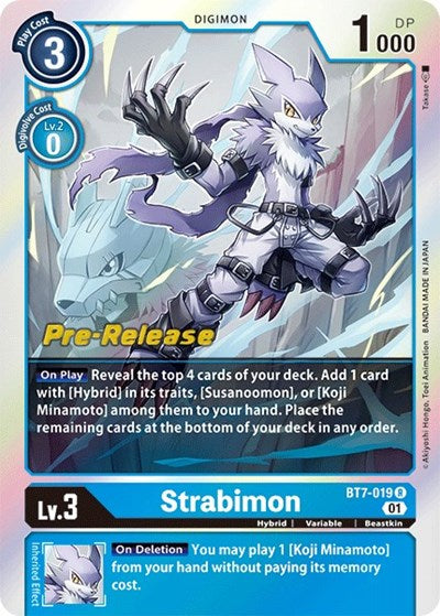 Strabimon (#BT7-019 R) (Next Adventure Pre-Release Cards)
