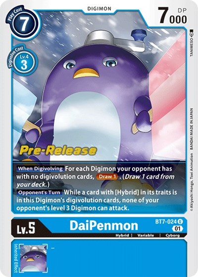 DaiPenmon (#BT7-024 U) (Next Adventure Pre-Release Cards)