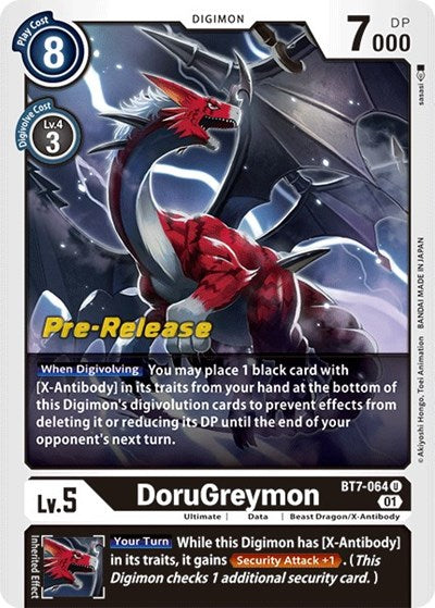 DoruGreymon (#BT7-064 U) (Next Adventure Pre-Release Cards)