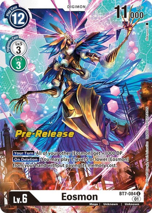 Eosmon (#BT7-084 U) (Next Adventure Pre-Release Cards) Near Mint Foil