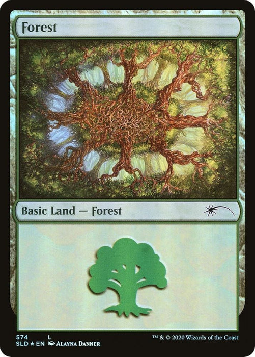 Forest (574) (#574) (Secret Lair Drop Series) Near Mint Foil
