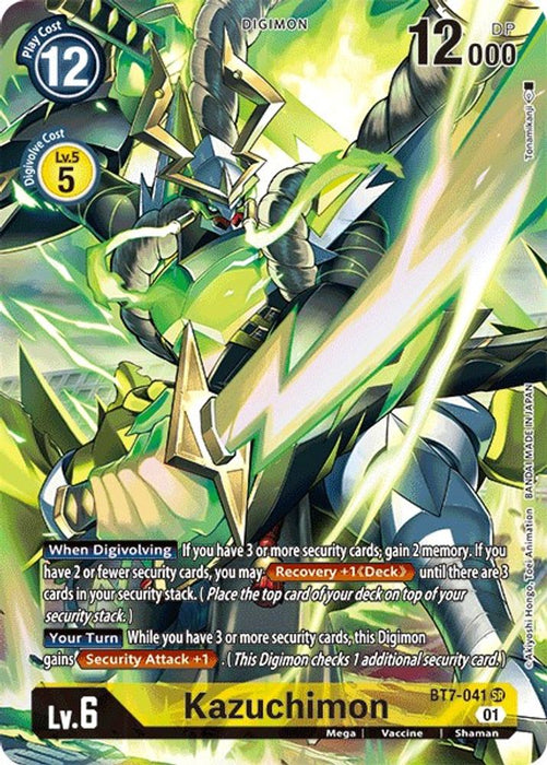 Kazuchimon (Alternate Art) (#BT7-041 SR) (Next Adventure) Near Mint Foil