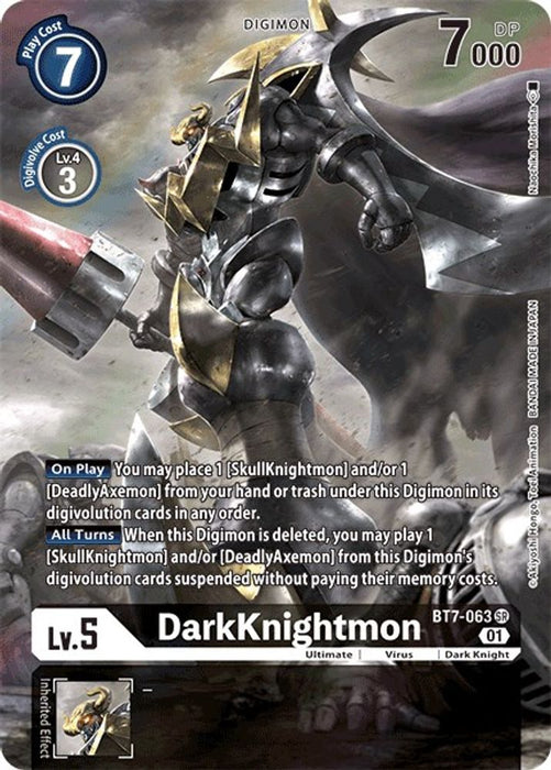 DarkKnightmon (Alternate Art) (#BT7-063 SR) (Next Adventure) Near Mint Foil