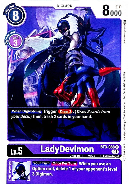 Image for LadyDevimon - BT3-088 (Official Tournament Pack Vol.4) (BT3-088 R) - Digimon Card Game