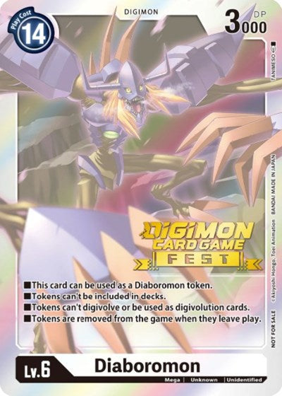 Diaboromon Token (Digimon Card Game Fest 2022) () (Digimon Promotion Cards)