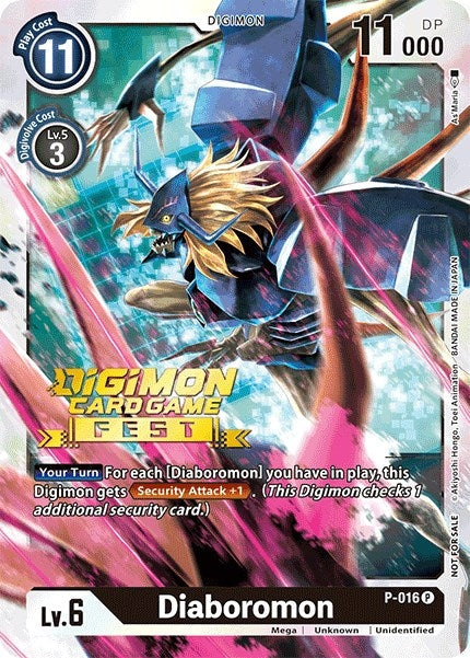 Image for Diaboromon - P-016 (Digimon Card Game Fest 2022) (P-016 P) - Digimon Card Game