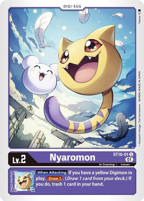 Nyaromon (#ST10-01) (Starter Deck 10: Parallel World Tactician) Near Mint
