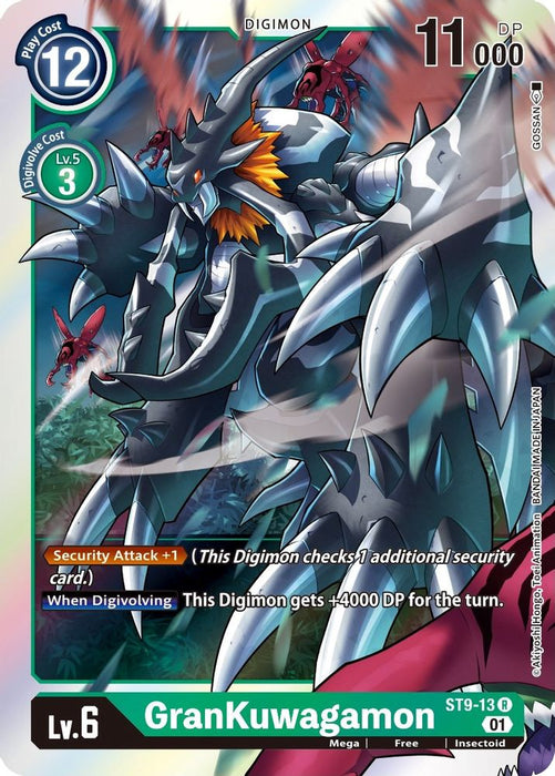 GranKuwagamon (#ST9-13 R) (Starter Deck 09: Ultimate Ancient Dragon) Near Mint Foil