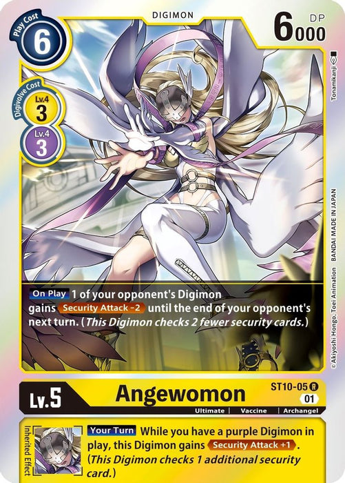 Angewomon (#ST10-05 R) (Starter Deck 10: Parallel World Tactician) Near Mint Foil