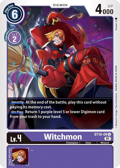Witchmon (#ST10-09 U) (Starter Deck 10: Parallel World Tactician) Near Mint