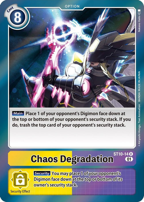 Chaos Degradation (#ST10-14 R) (Starter Deck 10: Parallel World Tactician) Near Mint Foil