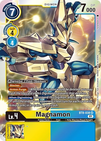 Magnamon (#BT8-038 SR) (New Awakening)
