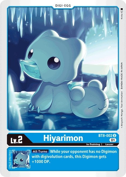 Image for Hiyarimon (BT8-002 U) - Digimon Card Game