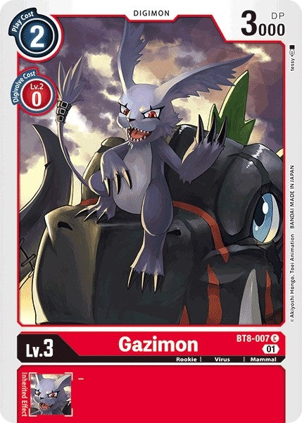 Image for Gazimon (BT8-007 C) - Digimon Card Game