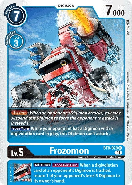 Image for Frozomon (BT8-029 C) - Digimon Card Game