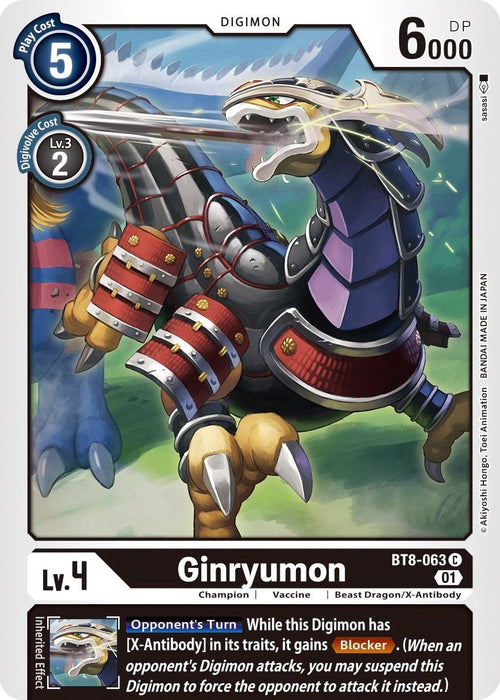 Image for Ginryumon (BT8-063 C) - Digimon Card Game