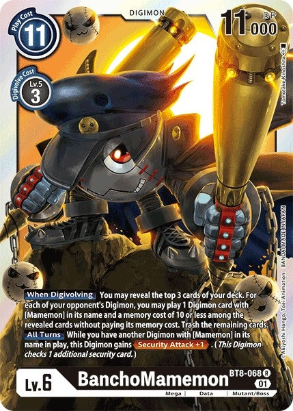Image for BanchoMamemon (BT8-068 R) - Digimon Card Game