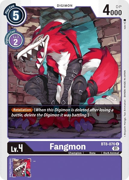 Image for Fangmon (BT8-076 C) - Digimon Card Game