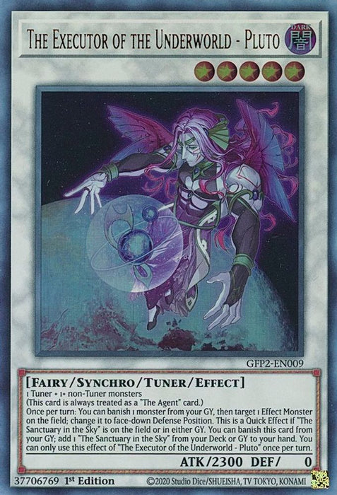 The Executor of the Underworld Pluto (#GFP2-EN009) (Ghosts From the Past: The 2nd Haunting) Near Mint 1st Edition