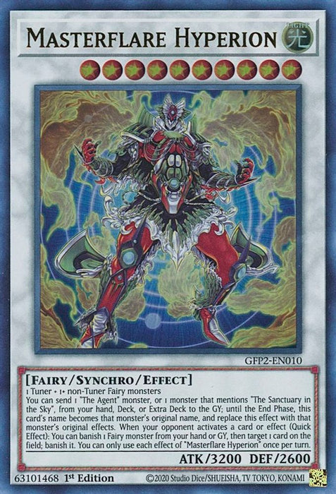 Masterflare Hyperion (#GFP2-EN010) (Ghosts From the Past: The 2nd Haunting) Near Mint 1st Edition
