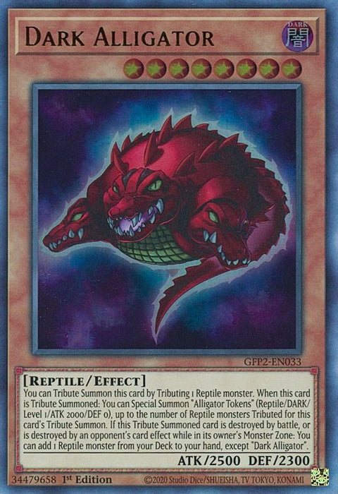 Dark Alligator (#GFP2-EN033) (Ghosts From the Past: The 2nd Haunting) Near Mint 1st Edition