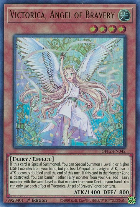 Victorica Angel of Bravery (#GFP2-EN042) (Ghosts From the Past: The 2nd Haunting) Near Mint 1st Edition