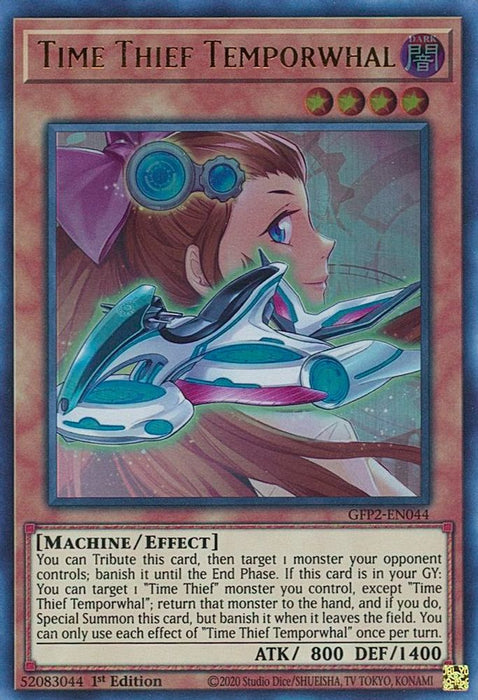 Time Thief Temporwhal (#GFP2-EN044) (Ghosts From the Past: The 2nd Haunting) Near Mint 1st Edition