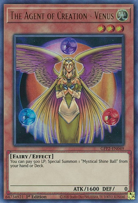 The Agent of Creation Venus (#GFP2-EN049) (Ghosts From the Past: The 2nd Haunting) Near Mint 1st Edition