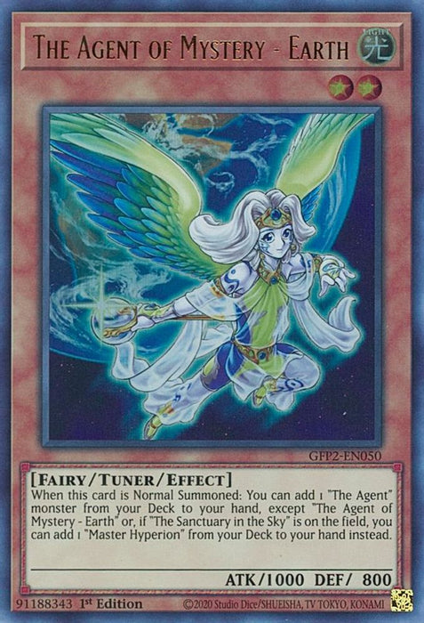 The Agent of Mystery Earth (#GFP2-EN050) (Ghosts From the Past: The 2nd Haunting) Near Mint 1st Edition