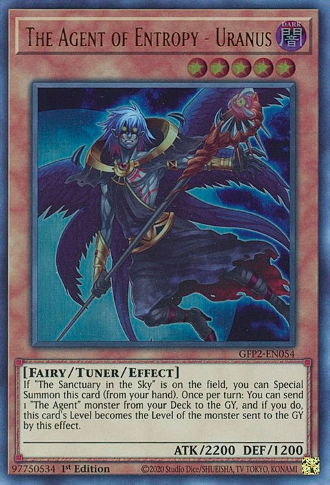 The Agent of Entropy Uranus (#GFP2-EN054) (Ghosts From the Past: The 2nd Haunting) Near Mint 1st Edition