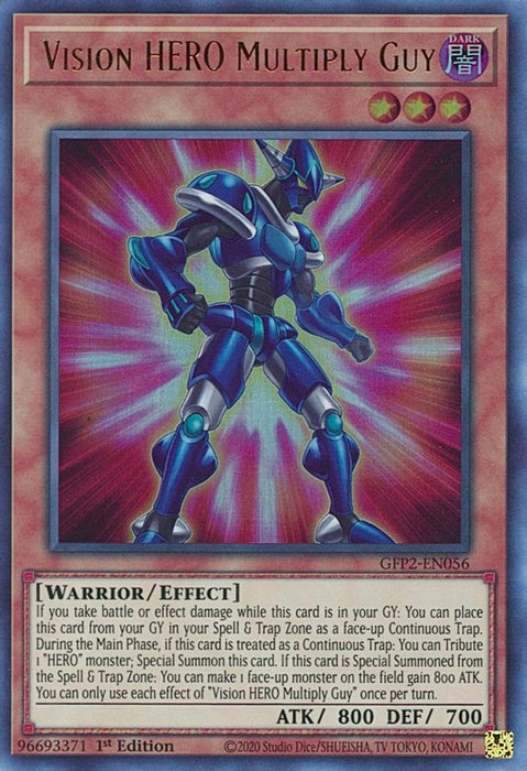 Vision HERO Multiply Guy (#GFP2-EN056) (Ghosts From the Past: The 2nd Haunting) Near Mint 1st Edition