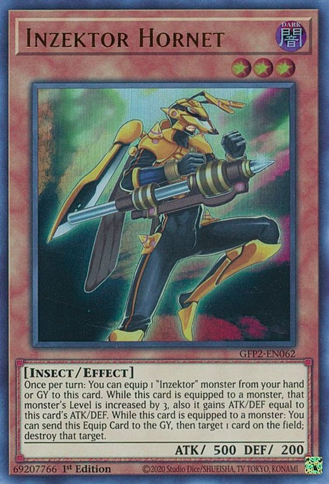 Inzektor Hornet (#GFP2-EN062) (Ghosts From the Past: The 2nd Haunting) Near Mint 1st Edition