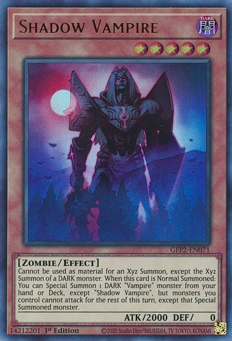 Shadow Vampire (#GFP2-EN071) (Ghosts From the Past: The 2nd Haunting) Near Mint 1st Edition