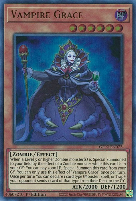 Vampire Grace (#GFP2-EN072) (Ghosts From the Past: The 2nd Haunting) Near Mint 1st Edition