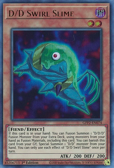 D/D Swirl Slime (#GFP2-EN074) (Ghosts From the Past: The 2nd Haunting) Near Mint 1st Edition