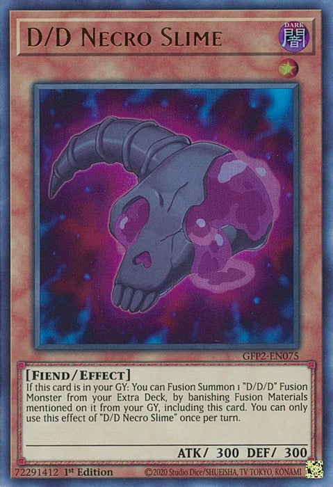 D/D Necro Slime (#GFP2-EN075) (Ghosts From the Past: The 2nd Haunting) Near Mint 1st Edition