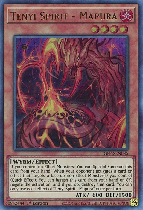 Tenyi Spirit Mapura (#GFP2-EN085) (Ghosts From the Past: The 2nd Haunting) Near Mint 1st Edition