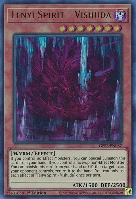 Tenyi Spirit Vishuda (#GFP2-EN087) (Ghosts From the Past: The 2nd Haunting) Near Mint 1st Edition