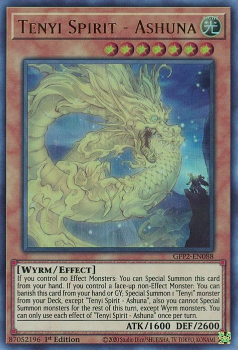 Tenyi Spirit Ashuna (#GFP2-EN088) (Ghosts From the Past: The 2nd Haunting) Near Mint 1st Edition