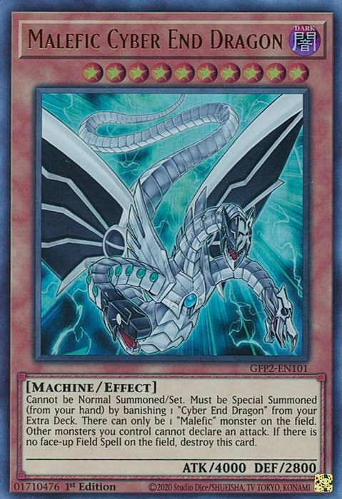 Malefic Cyber End Dragon (#GFP2-EN101) (Ghosts From the Past: The 2nd Haunting) Near Mint 1st Edition