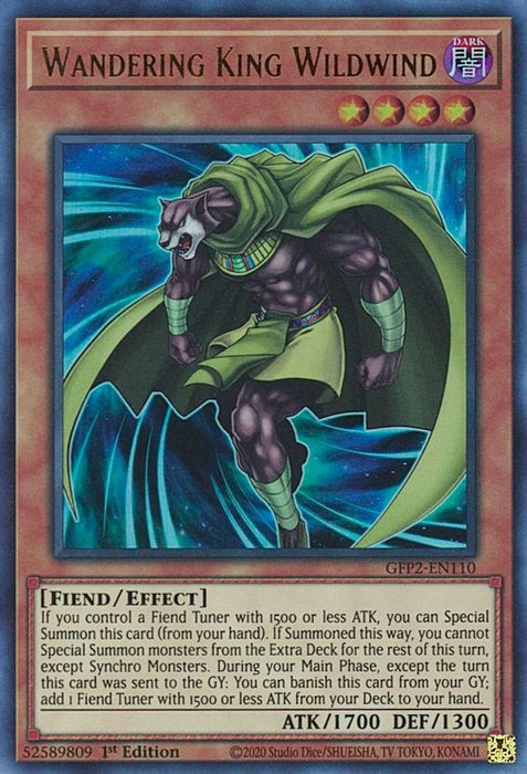 Wandering King Wildwind (#GFP2-EN110) (Ghosts From the Past: The 2nd Haunting) Near Mint 1st Edition
